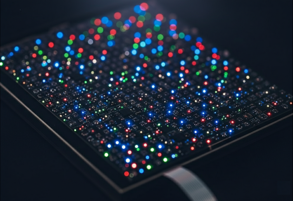 uLED Example microLED display